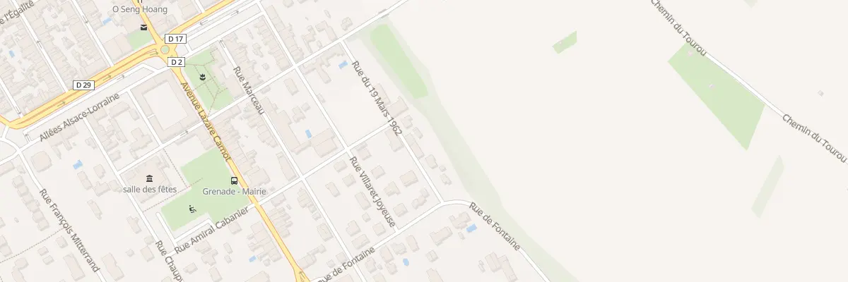 Plan du 157 Rue du 19 Mars 1962 à Grenade