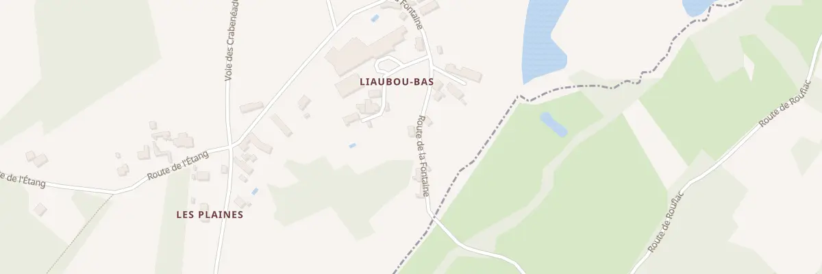 Plan du 13 Liabout Bas à Nabirat