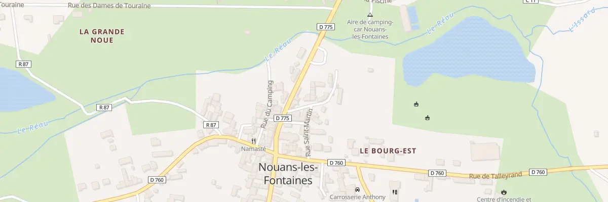 Plan du 1 Rue du Lavoir à Nouans-les-Fontaines