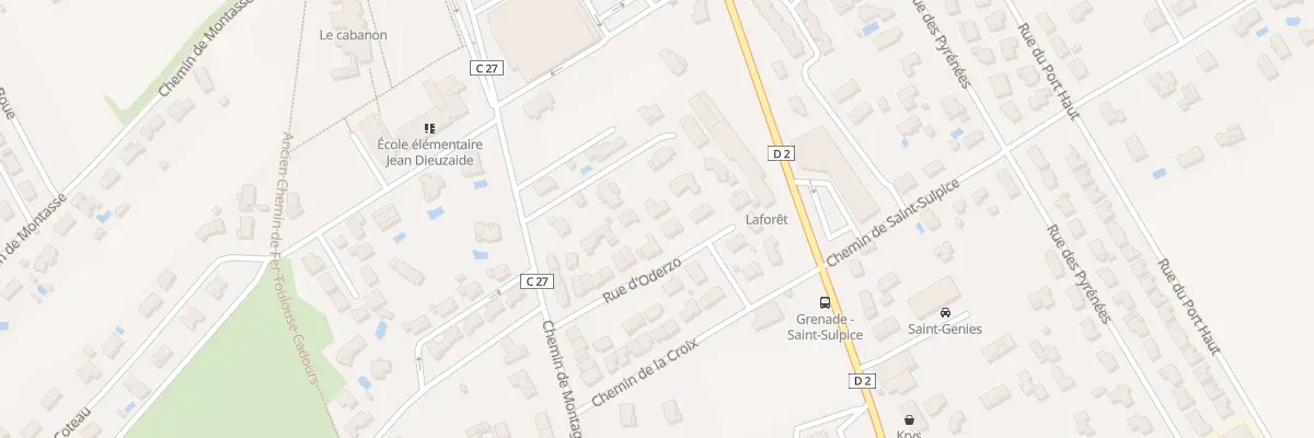 Plan du 25 Rue d’Oderzo à Grenade
