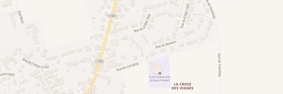 Plan du 9 Rue du Buisson à Oucques La Nouvelle