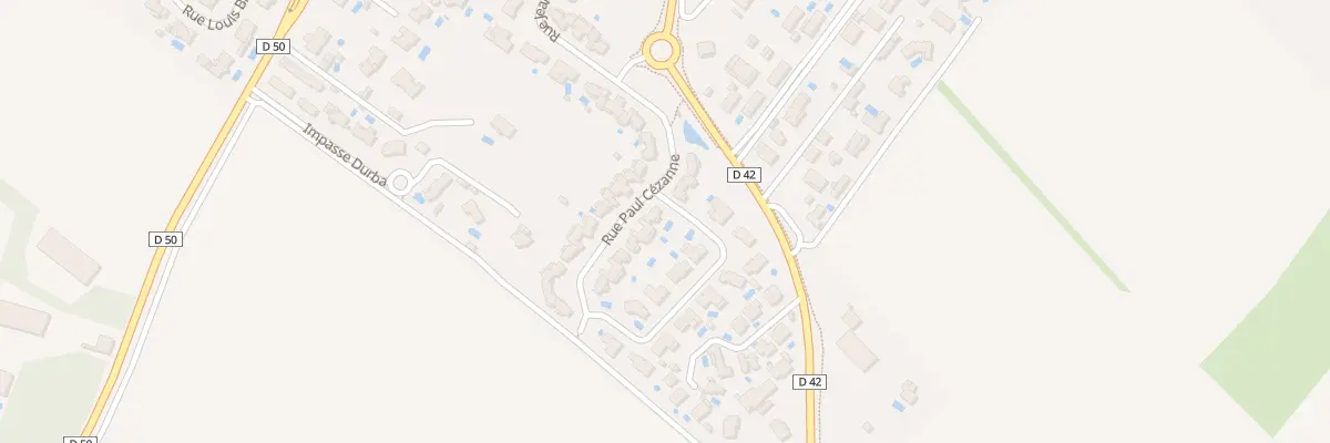 Plan du 7 Rue Paul Cézanne à Plaisance-du-Touch