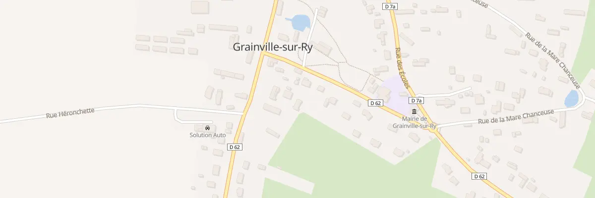 Plan du 92 Rue du Bois Aubry à Grainville-sur-Ry