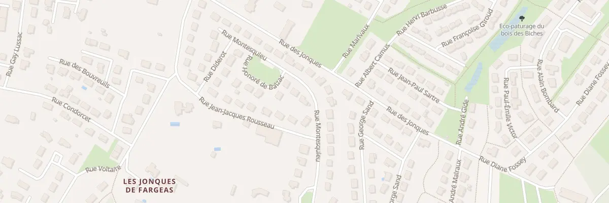 Plan du 8 Rue Montesquieu à Panazol