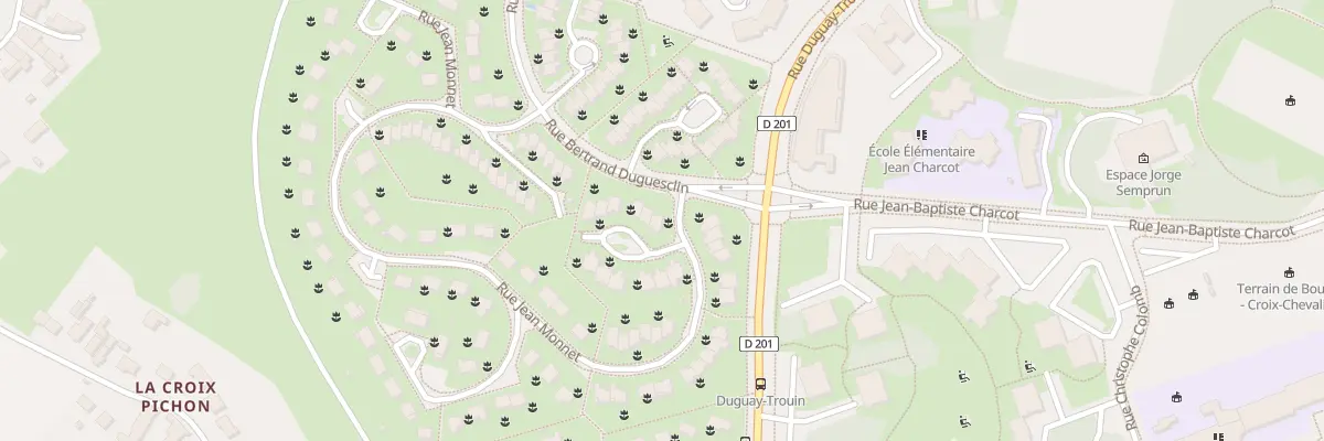 Plan du 1 Rue Jean Monnet à Blois