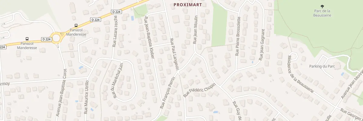 Plan du 4 Rue François Perrin à Panazol