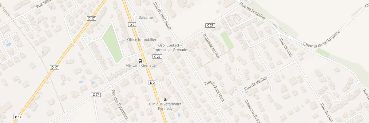 Plan du 6 Rue du Port Haut à Grenade