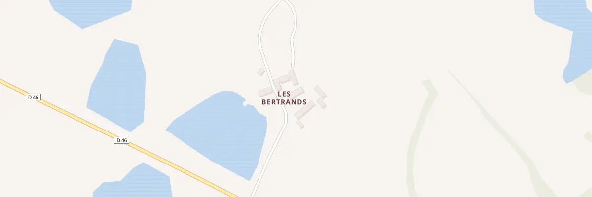 Plan du 5174 Les Bertrands à Migné