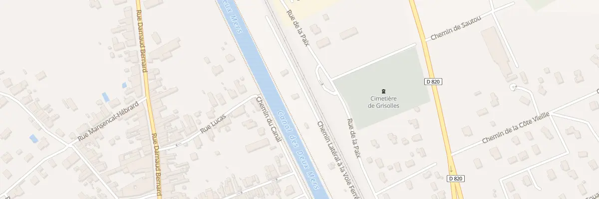 Plan du 275 Che Lateral a la Voie Ferree à Grisolles