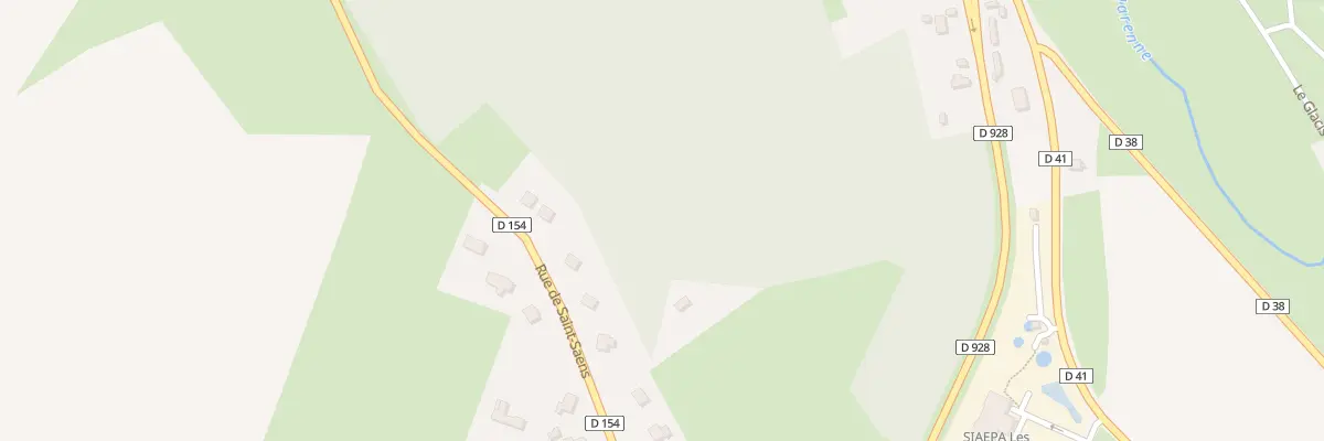 Plan du 8 Rte de St Saens à Saint-Martin-Osmonville