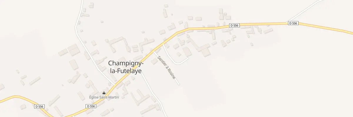 Plan du 21B Rue de la Libération à Champigny-la-Futelaye