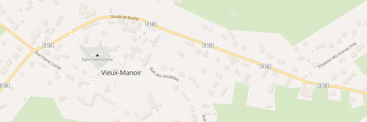 Plan du 69 Rue des Houlettes à Vieux-Manoir