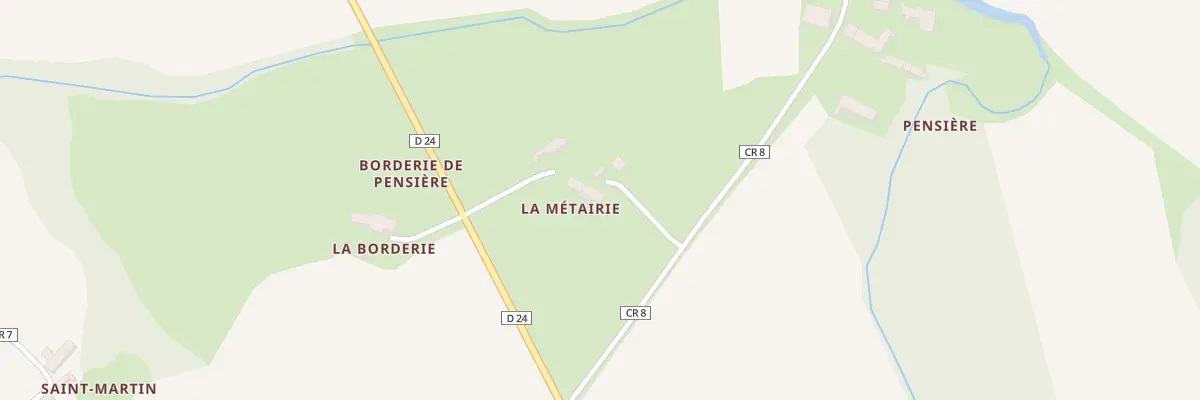 Plan du 5062 Pensière à Arpheuilles