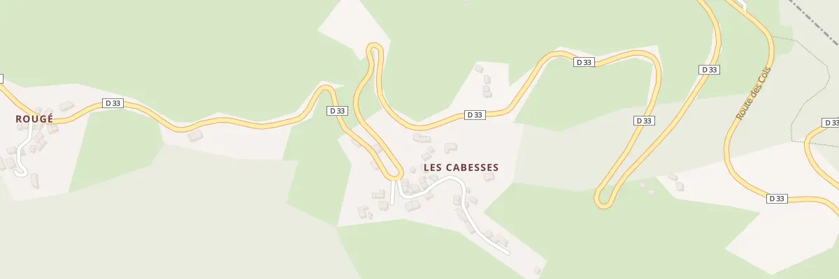 Plan du 206 Las Cabesses à Rivèrenert