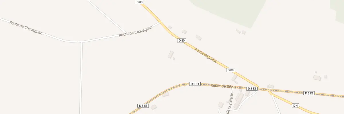 Plan du 138 Chavagnac à Saint-Cyr-les-Champagnes