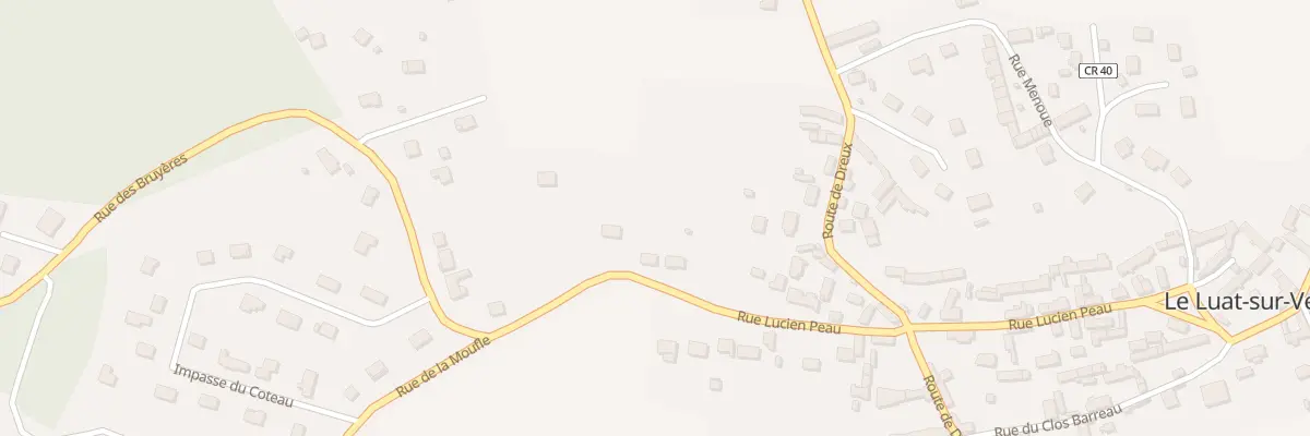 Plan du 24 Rue Lucien Peau à Vert-en-Drouais
