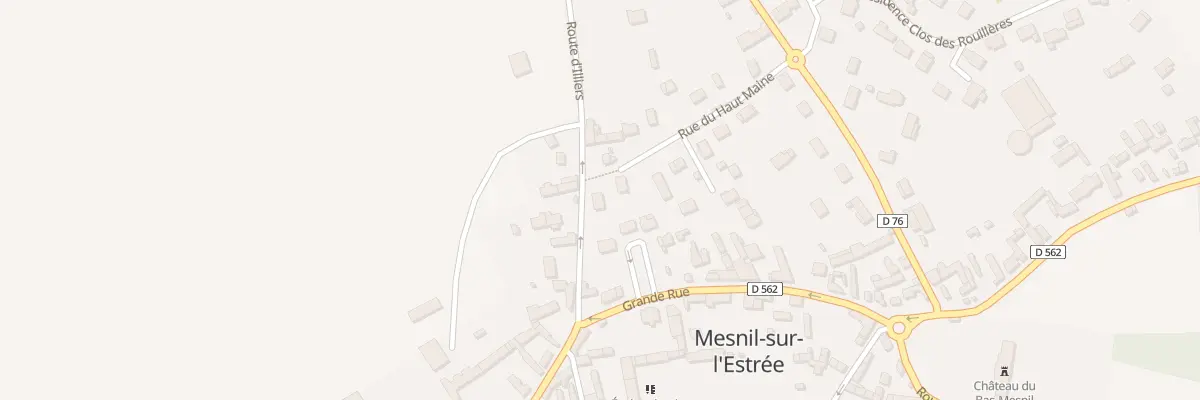 Plan du 2 Rte d’Illiers à Mesnil-sur-l’Estrée