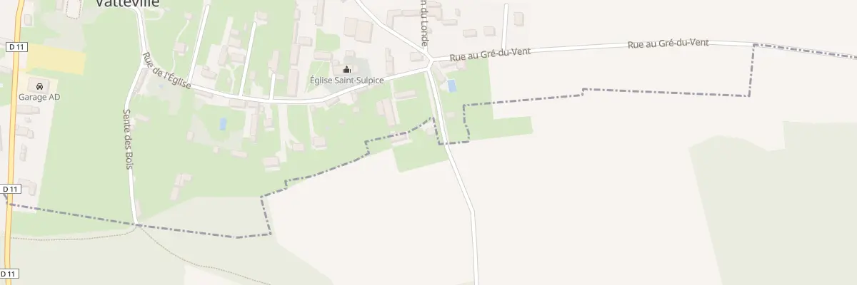 Plan du 2A Vallee de l’Eglise à Vatteville