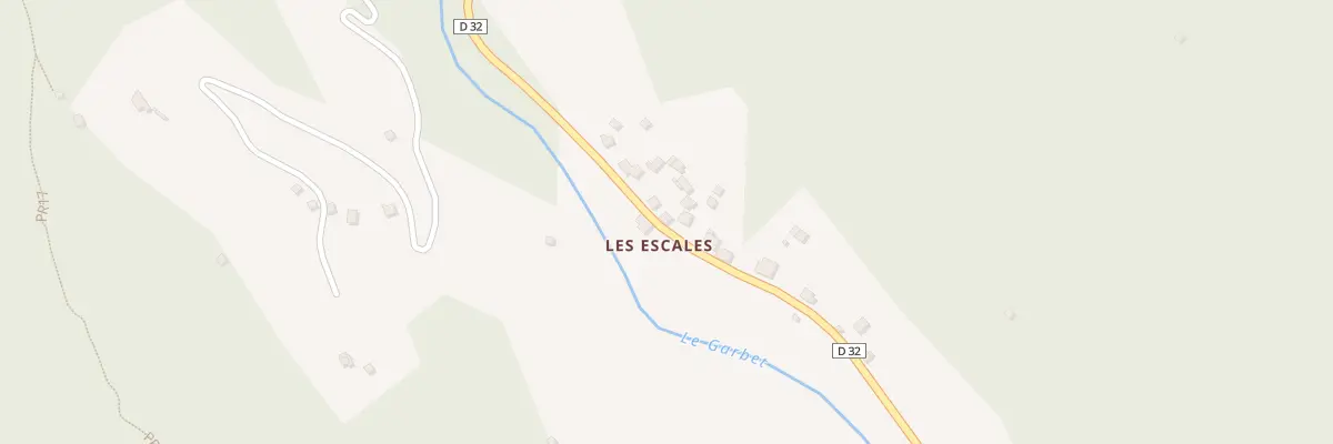 Plan du 415 Las Escales à Ercé
