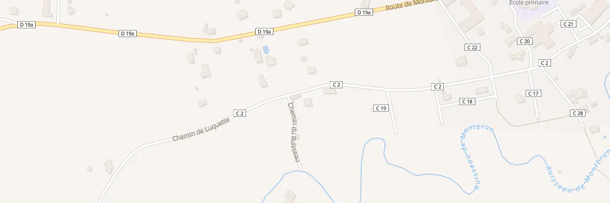 Plan du 215 Borde de Naut à Daumazan-sur-Arize