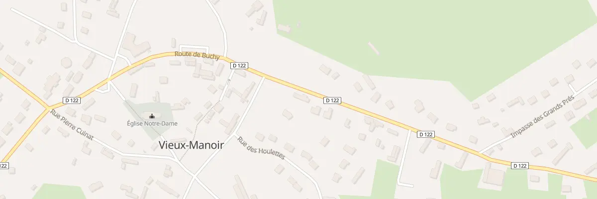 Plan du 392 Rte de Buchy à Vieux-Manoir