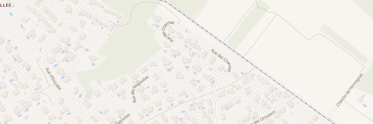 Plan du 15 Rue des Charmes à Plaisance-du-Touch