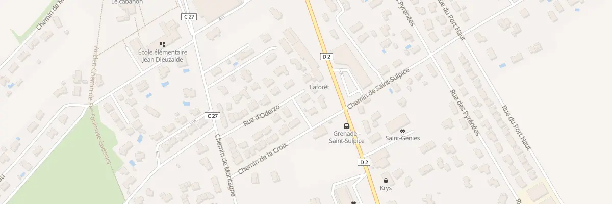 Plan du 39 Rue d’Oderzo à Grenade