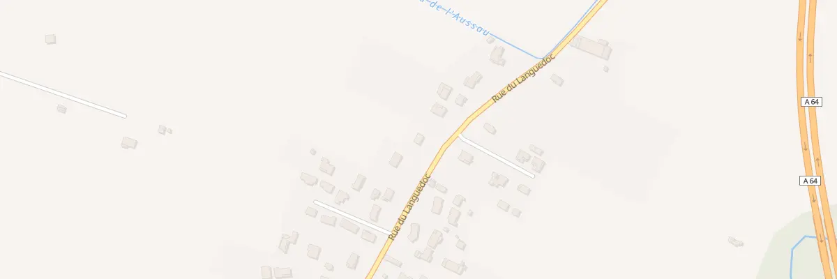Plan du 110 Rue du Languedoc à Muret