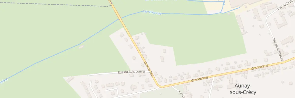 Plan du 94 Gr Grande Rue à Aunay-sous-Crécy