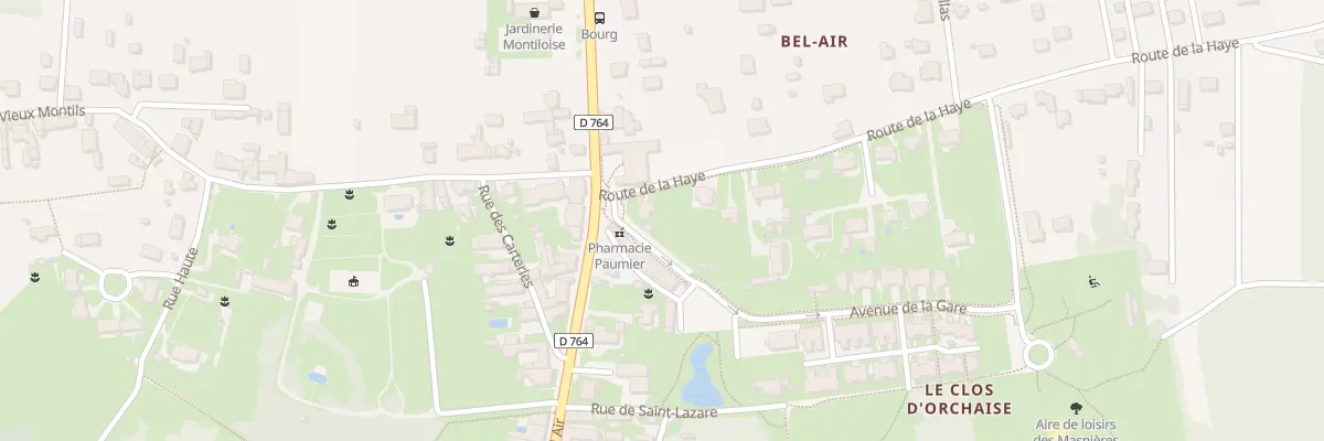 Plan du 1 Rte de la Haye aux Montils