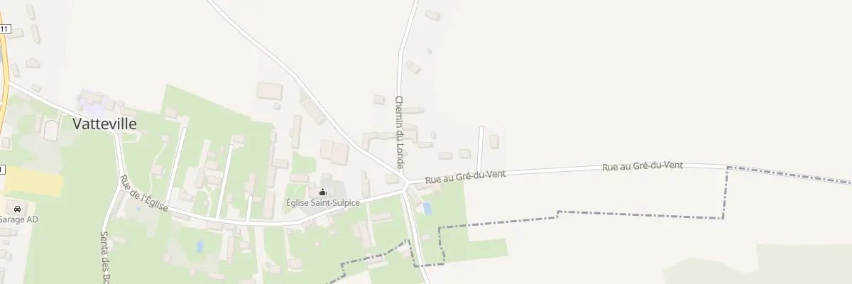 Plan du 52 Le Village à Vatteville