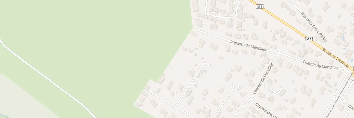Plan du 46B Che de Mandillet à Mondonville
