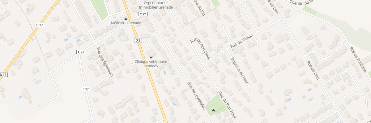 Plan du 17 Rue des Pyrénées à Grenade