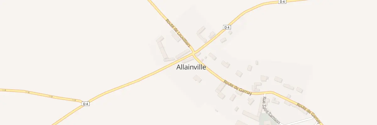 Plan du 2 Rte de Garnay à Allainville