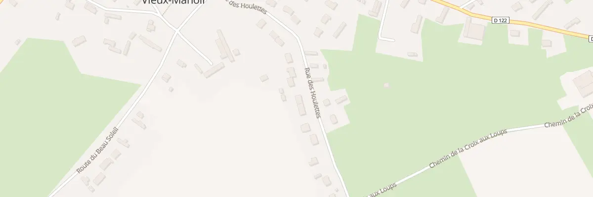 Plan du 240 Rue des Houlettes à Vieux-Manoir