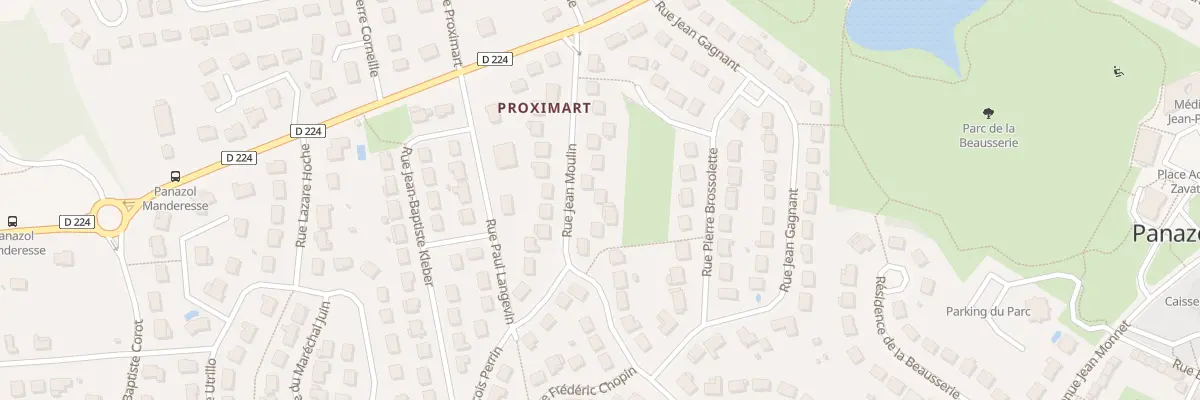 Plan du 15 Rue Jean Moulin à Panazol