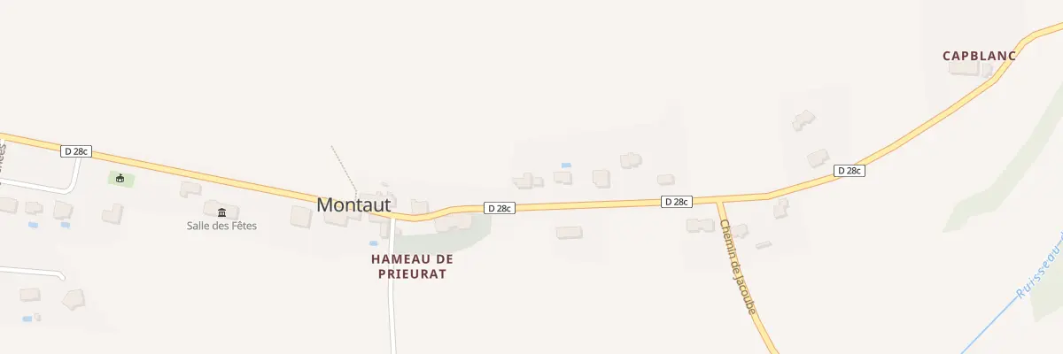 Plan du 5000 La Grange à Montaut