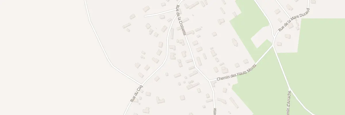 Plan du 6 Rue du Coq à Bourg-Beaudouin