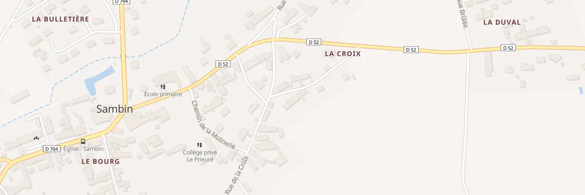 Plan du 4 Che Privé du Tabellion à Sambin