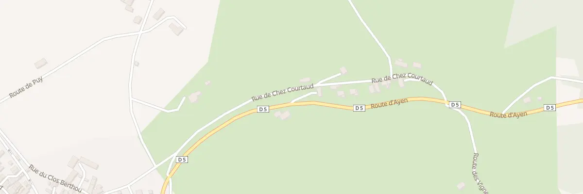 Plan du 295 Rte D’Ayen à Saint-Robert