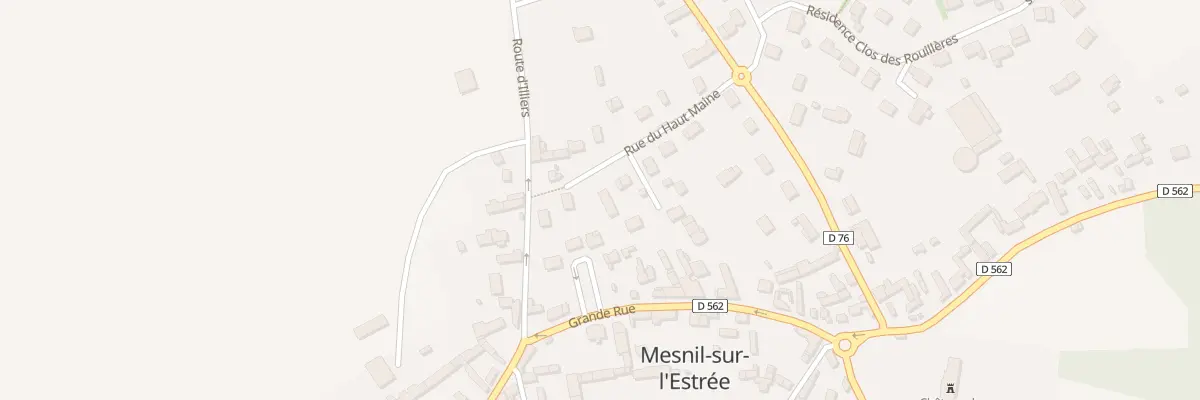 Plan du 2B Rue du Haut Maine à Mesnil-sur-l’Estrée