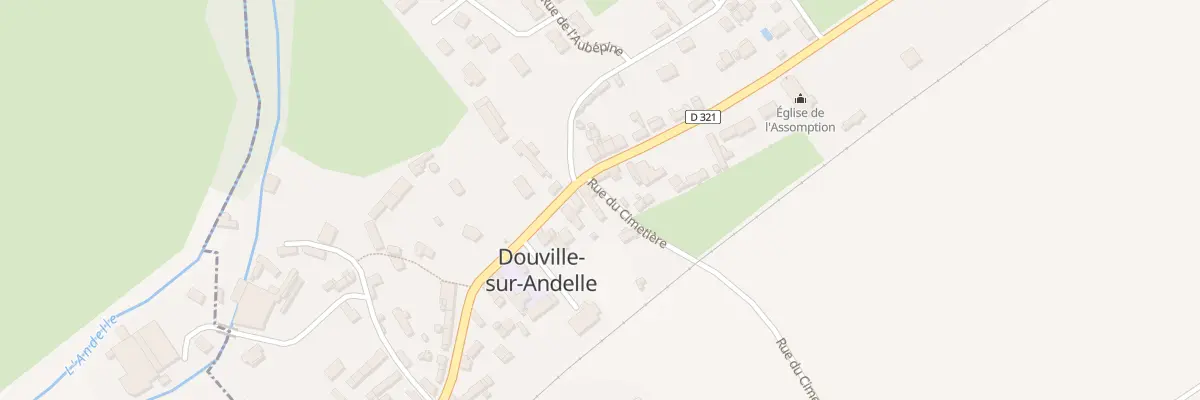 Plan du 2 Rue du Cimetiere à Douville-sur-Andelle