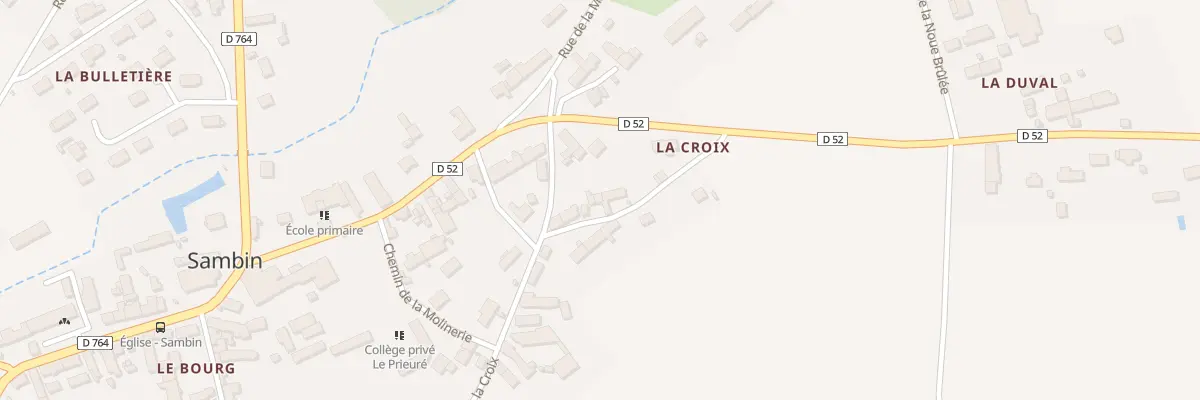 Plan du 7 Che Privé du Tabellion à Sambin