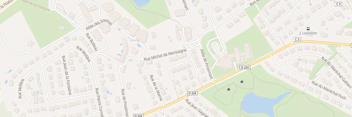 Plan du 6 Rue Clément Marot à Panazol