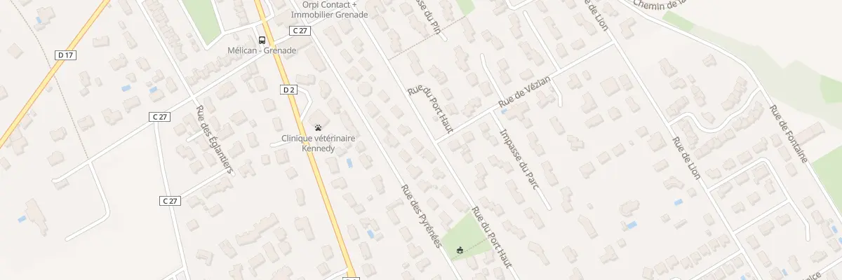 Plan du 16 Rue du Port Haut à Grenade