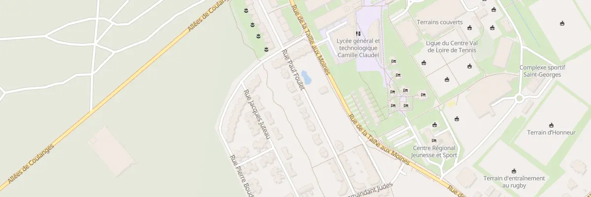 Plan du 34 Rue Paul Foulet à Blois