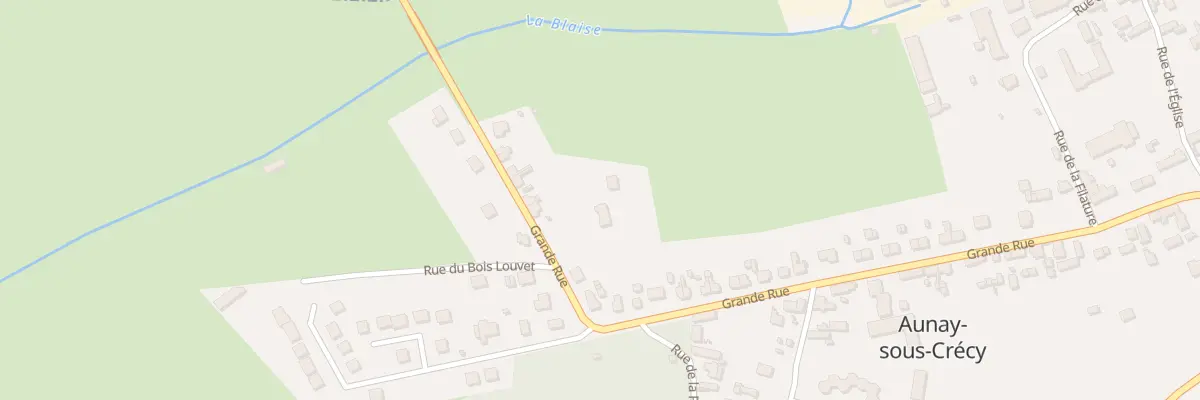 Plan du 5001 Gr Grande Rue à Aunay-sous-Crécy