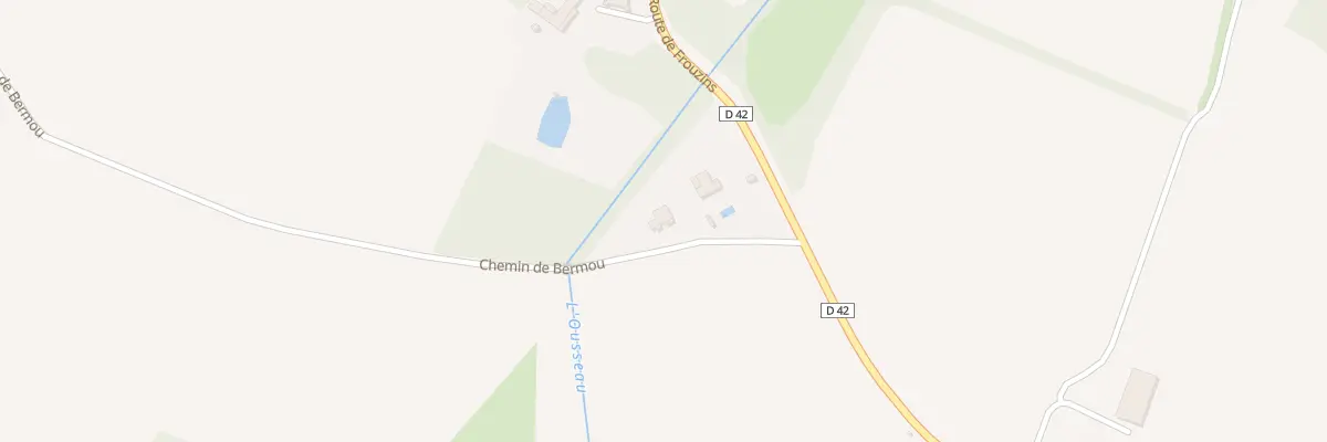 Plan du 2 Che de Bernou à Plaisance-du-Touch