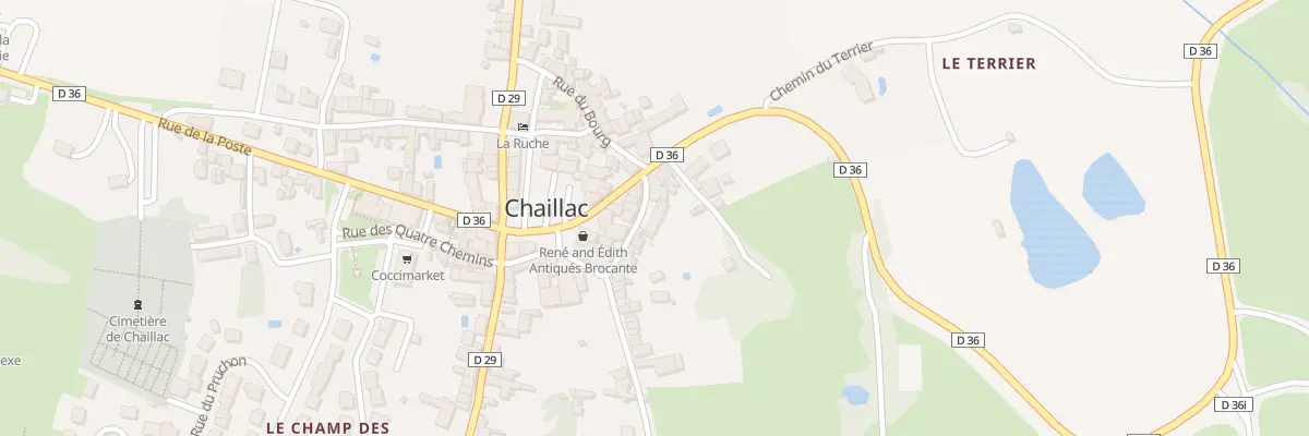 Plan du 3 Rue de la Rembergeonnerie à Chaillac
