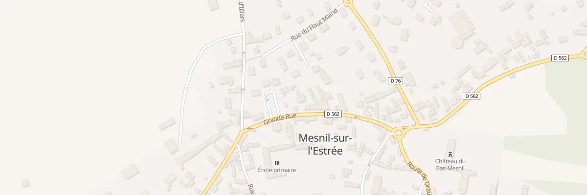 Plan du 20 Grande Rue à Mesnil-sur-l’Estrée